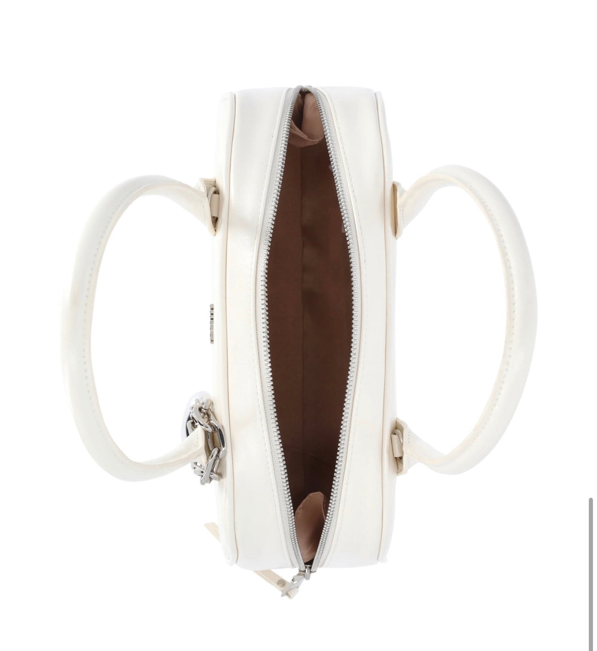Madden NYC Women's East West Bowler Bag White